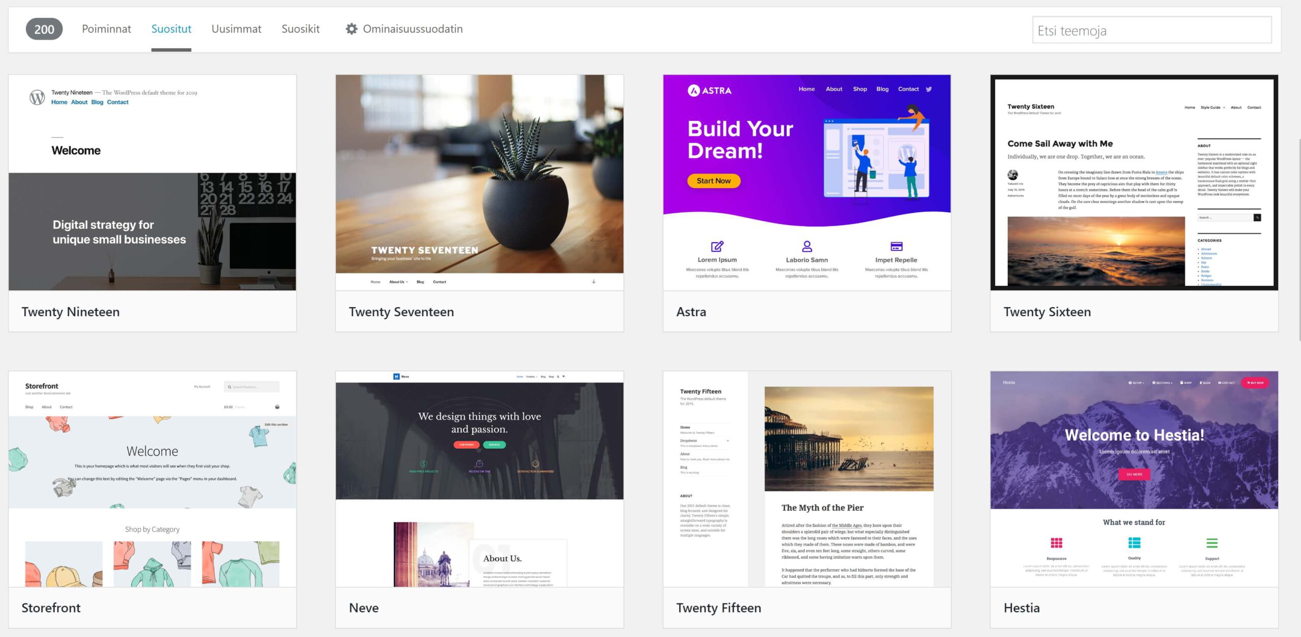wordpress-teemat